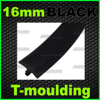 16mm BLACK T-Moulding