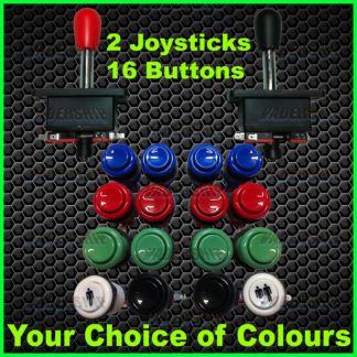 2x Batt JOYSTICKS & 16x BUTTONS pack