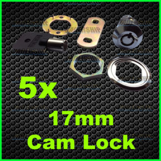 5x Bulk Pack 17mmCam / Door Lock