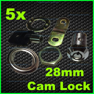 5x Bulk Pack 28mmCam / Door Lock