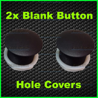 2x Push Button CAPS / Blank Hole Covers