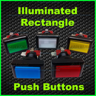 Rectangular LED - ILLUMINATED Buttons