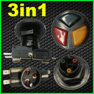 Triple Push BUTTONS (3in1)