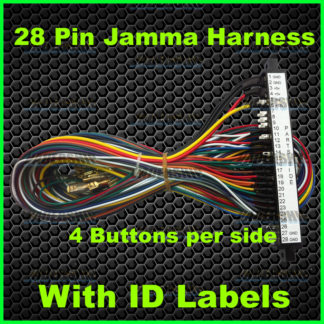 28 Pin Jamma Harness (4 Buttons per Side)