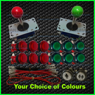 2x JOYSTICKS & 14x Illuminated BUTTON